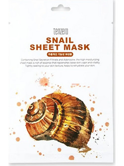 Tenzero Snail Sheet Μάσκα Προσώπου για Αντιγήρανση με Εκχύλισμα Σαλιγκαριού 25ml