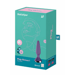 Satisfyer Ilicious 1 Πρωκτική Σφήνα Ασύρματη με Δόνηση Μωβ