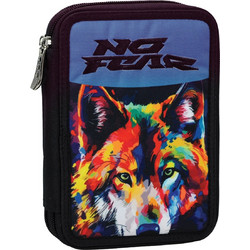 Back Me UP No Fear Colored Wolf Κασετίνα Γεμάτη με 2 Θήκες Πολύχρωμη 348-47100