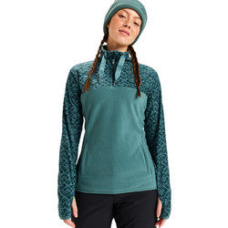 Roxy Sayna Γυναικείο Φούτερ Fleece με Τσέπες Πετρόλ ERJFT04831