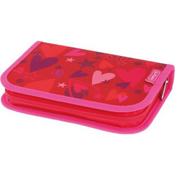 Herlitz Sweet Hearts Κασετίνα Γεμάτη Φούξια 50038374
