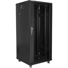 Lanberg FF01-6627-12B Επιδαπέδια Καμπίνα Rack 27U 60x60cm