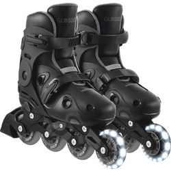 Globber Inline Αυξομειούμενα Rollers Παιδικά Μαύρα