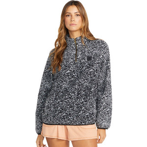 Volcom Pheelin It Γυναικείο Φούτερ Fleece με Τσέπες Ανθρακί B4132203-CLO
