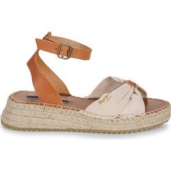 Pepe Jeans Kate One Καλοκαιρινές Γυναικείες Πλατφόρμες Χαμηλές Ταμπά Εκρού PLS90659-803