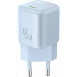Baseus PicoGo Φορτιστής χωρίς Καλώδιο με Θύρα USB-C 45W Quick Charge 3.0 & Power Delivery Blue