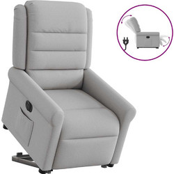vidaXL Πολυθρόνα Relax με Υποπόδιο Ανακλινόμενη Γκρι 3303343