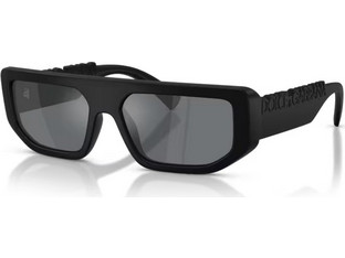 Dolce & Gabbana DG6203 25256G Γυναικεία Γυαλιά Ηλίου Μάσκα Κοκάλινα Μαύρα με Μαύρο Φακό
