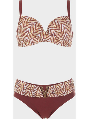 Gsecret Bikini Set Μπορντό SQ66886-33895