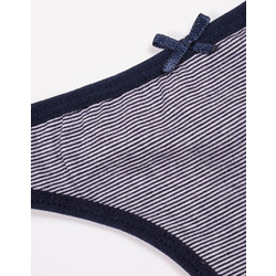 Donella Βαμβακερό Γυναικείο String Navy Μπλε 24741