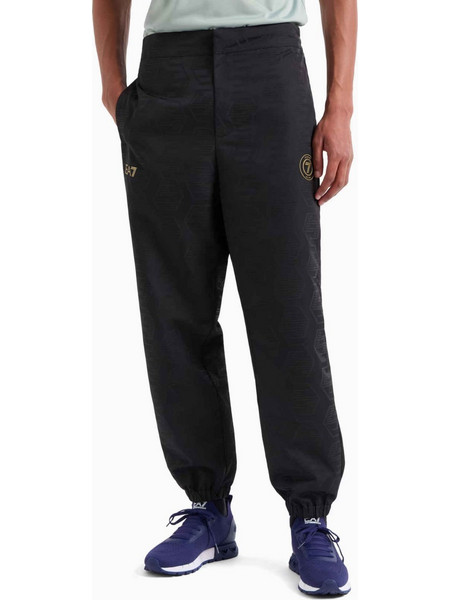 EA7 Ανδρικό Παντελόνι Joggers Κανονική Εφαρμογή Μαύρο 7M000264AF13722UC001