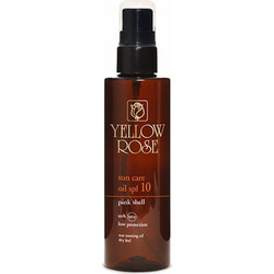 Yellow Rose Pink Shell Λάδι Μαυρίσματος Σώματος SPF10 200ml