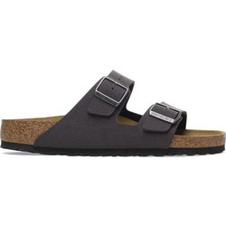 Birkenstock Arizona Δερμάτινα Ανδρικά Σανδάλια Ανατομικά Ανθρακί 1029134