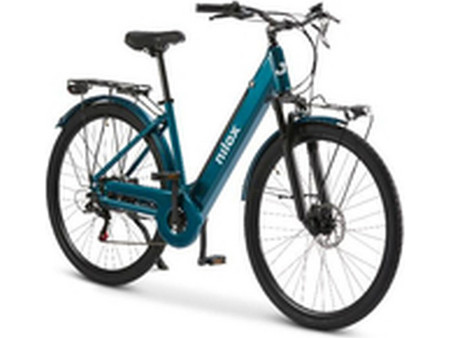 Nilox J7 Ηλεκτρικό Ποδήλατο Πόλης 28" 250W με Δισκόφρενα Πετρόλ