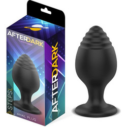 LateToBed Afterdark Steps Large Πρωκτική Σφήνα 9cm Μαύρη AD-277