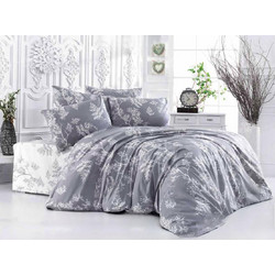 Linea Home Σετ Σεντόνια Υπέρδιπλα 220x240 Tree Γκρι