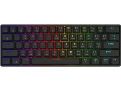 SAVIO Blackout X2 Μηχανικό Gaming Πληκτρολόγιο 60% με Outemu Blue Διακόπτες RGB Black