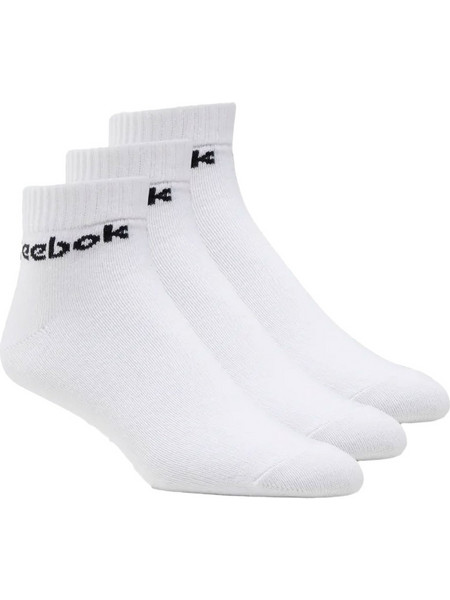 Reebok Ανδρικές Κάλτσες Κοντές Λευκές 3Pack FL5227