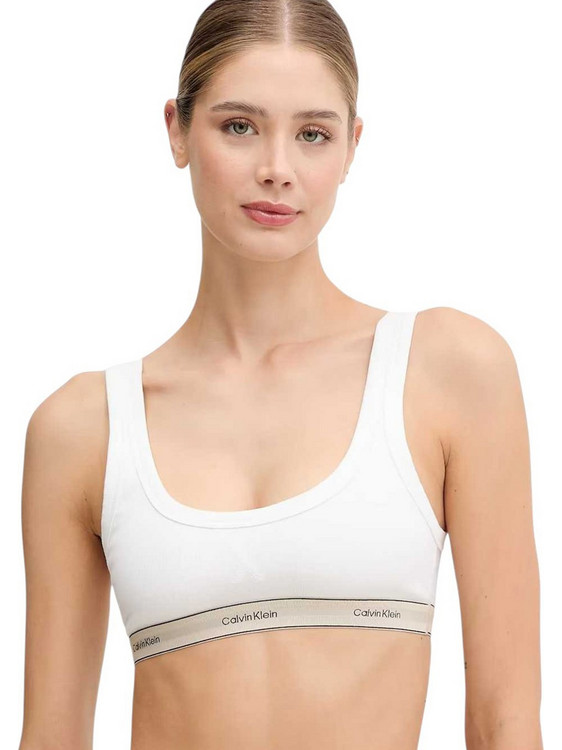 Calvin Klein Μπουστάκι χωρίς Μπανέλα Λευκό LV00QF8365-100