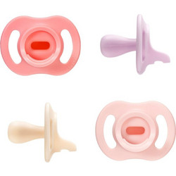 Tommee Tippee Ultra Light StayPut Girl Ορθοδοντικές Πιπίλες Σιλικόνης 0-6m 4τμχ