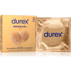 Durex Sensual XLarge Προφυλακτικά με Λιπαντικό 3τμχ