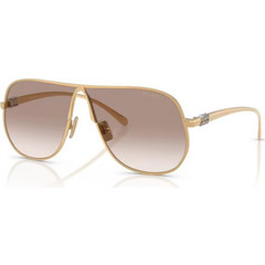 Miu Miu MUA56S 5AK90L Ανδρικά Γυαλιά Ηλίου Aviator Μεταλλικά Χρυσά με Καφέ Φακό