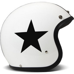 DMD Retro Star White Κράνος Μηχανής Jet