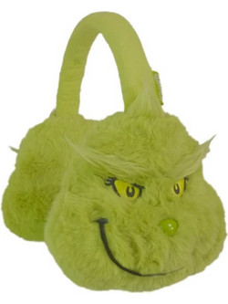 Lazerbuilt Grinch Plush Ασύρματα Bluetooth Παιδικά Ακουστικά Over Ear Πράσινα