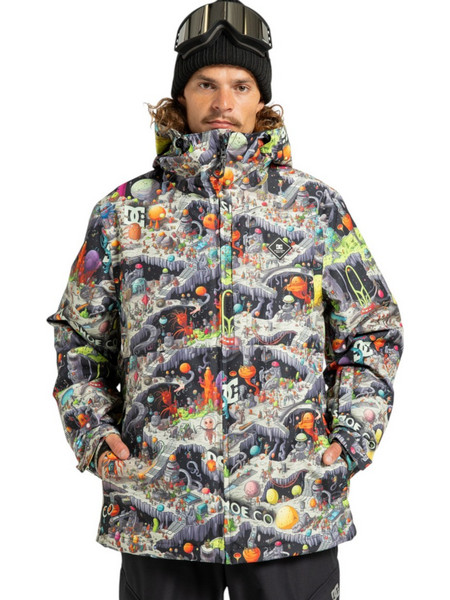 DC Basis Print ADYTJ03097-KTA4 Ανδρικό Μπουφάν για Ski & Snowboard
