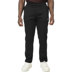 Rebase Ανδρικό Παντελόνι Φόρμας Fleece με Λάστιχο Μαύρο 252RPAN-6024