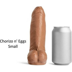 Mr. Hankeys Toys Chorizo N'Eggs Small Ρεαλιστικό Dildo με Βεντούζα & Όρχεις Flesh