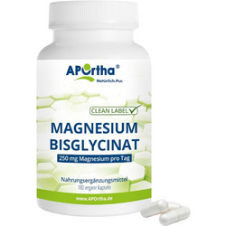 Aportha Magnesium Bisglycinate 250mg 180 Κάψουλες