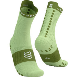 Compressport V4.0 Trail Ανδρικές Κάλτσες Ψηλές με Σχέδια Χακί XU00048B-6034