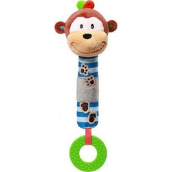 BabyOno George Monkey Υφασμάτινη Κουδουνίστρα Πίεσης