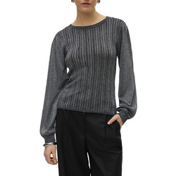 Vero Moda Talia Γυναικεία Πλεκτή Μπλούζα Ασημί 10331487