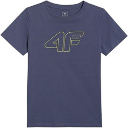 4F Παιδικό T-Shirt Κοντομάνικο Μωβ Μπλε 4FJWAW25TTSHM2417-31S
