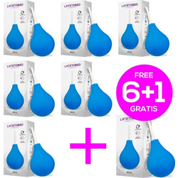 LateToBed Buld Easy Cleaner Σετ Πρωκτικά Ντους Μαύρα 7τμχ