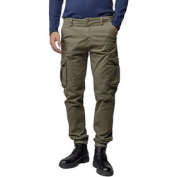 Devergo Ανδρικό Παντελόνι Cargo Joggers Ελαστικό Κανονική Εφαρμογή Χακί 1D25FW1003LP6101