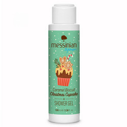 Messinian Spa Caramel Biscuit Christmas Cupcake Αφρόλουτρο σε Gel 100ml
