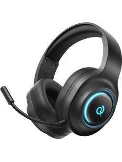 QCY Heroad V200 Ασύρματο Gaming Headset Over Ear Black