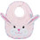 Zoocchini Beatrice The Bunny Σαλιάρα από 100% Βαμβάκι με Αυτοκόλλητο Ροζ