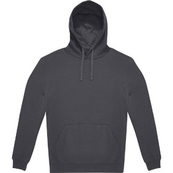 B&C Collection Ανδρικό Φούτερ με Κουκούλα & Τσέπες Ανθρακί ID.223