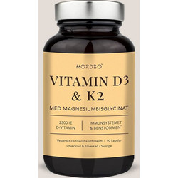 Nordbo Vitamin D3 & K2 90 Κάψουλες