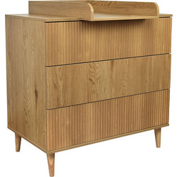 Bebe Stars Eden Βρεφική Συρταριέρα - Αλλαξιέρα Καφέ 90x54x89cm