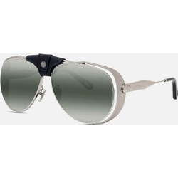 Vuarnet VU40030U Y6116C Ανδρικά Γυαλιά Ηλίου Aviator Μεταλλικά Ασημί με Μαύρο Φακό