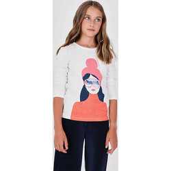 Boboli Παιδικό T-Shirt Μακρυμάνικο Λευκό Πολύχρωμο 432065-1111