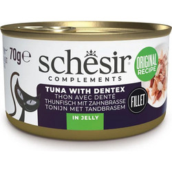 Schesir Complements with Tuna & Dentex in Jelly 70gr