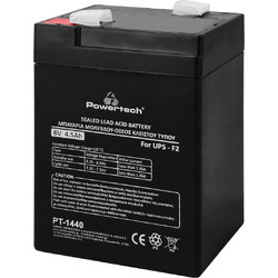 Powertech PT-1440 Μπαταρία 6V 4.5Ah
