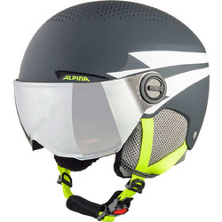 Alpina Zupo Visor Παιδικό Κράνος Σκι & Snowboard Γκρι