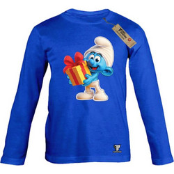 Takeposition Στρουμφάκι Παιδικό T-Shirt Μακρυμάνικο Royal Blue 214-814-1131